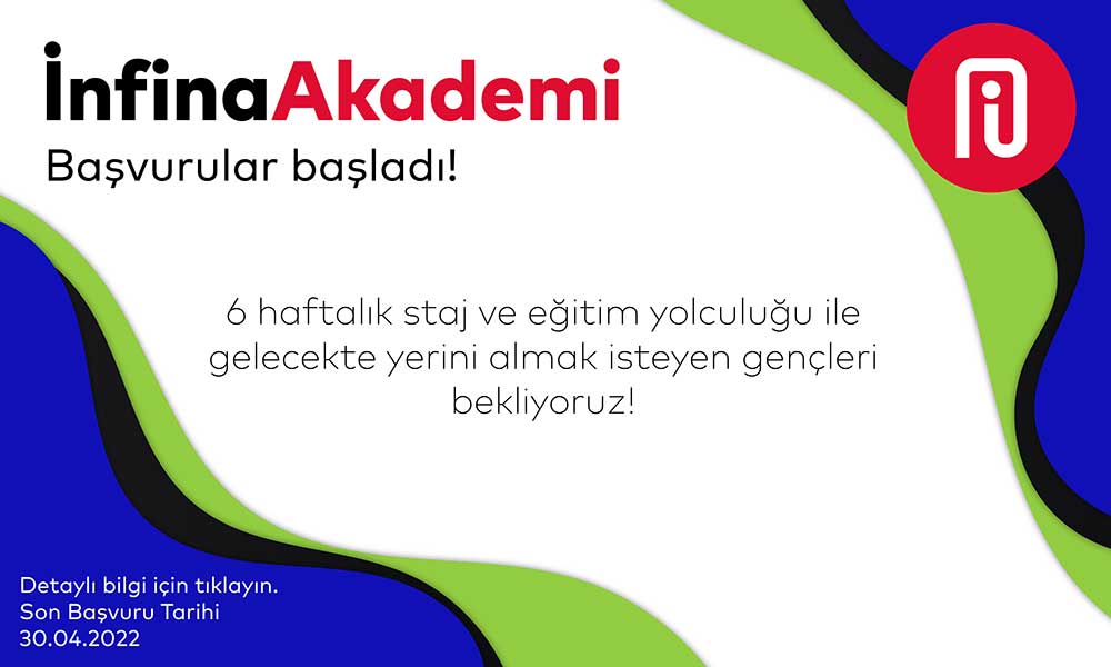 İnfina Akademi Staj Programı Başvuruları Başladı!